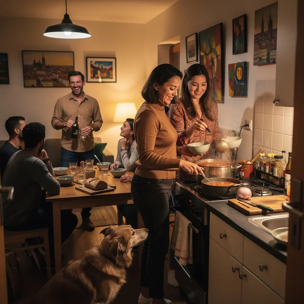 Pikantní rýže s kuřecím masem a zeleninou, ideální pro večeři.