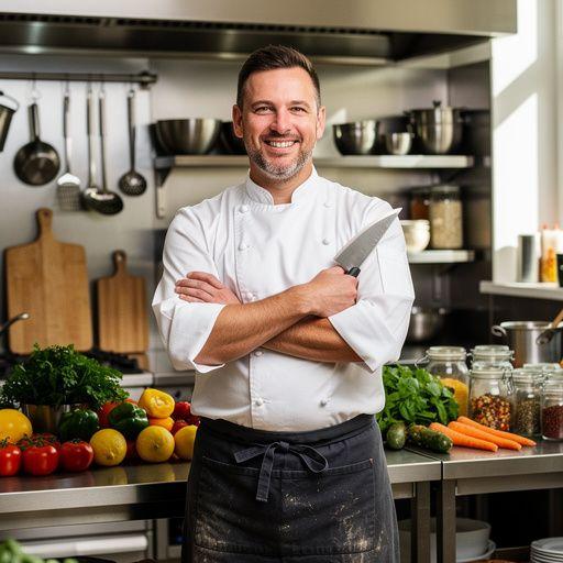 V jednom hrnci vařená zeleninová polévka s čerstvými bylinkami.