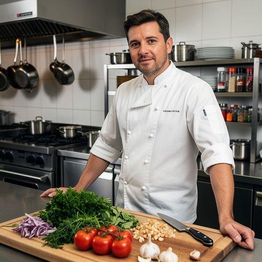 Hustý houbový guláš připravený v jedné pánvi.